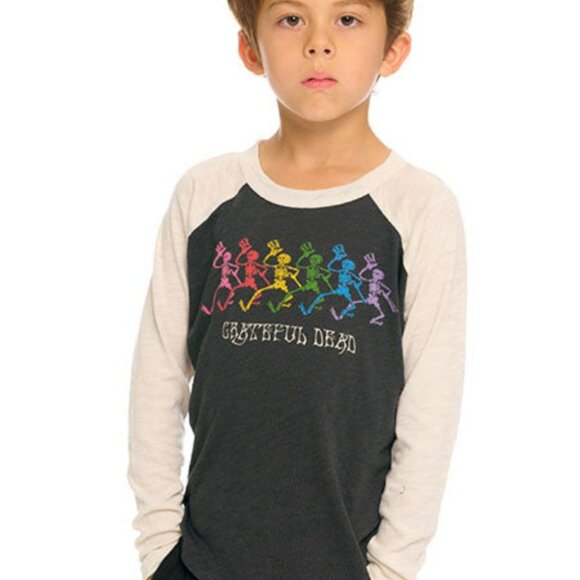 NWT Grateful Dead Dancing Skeletons KIDS Chaser tee - Picture 2 of 2